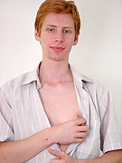 straight 20yo kermit playing naked with his huge erect dick and cumming on his body