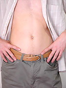 straight 20yo kermit playing naked with his huge erect dick and cumming on his body