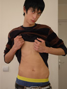 straight 19yo young boy getting naked and showing his large cock