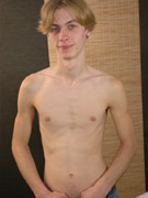straight 20yo kermit playing naked with his huge erect dick and cumming on his body